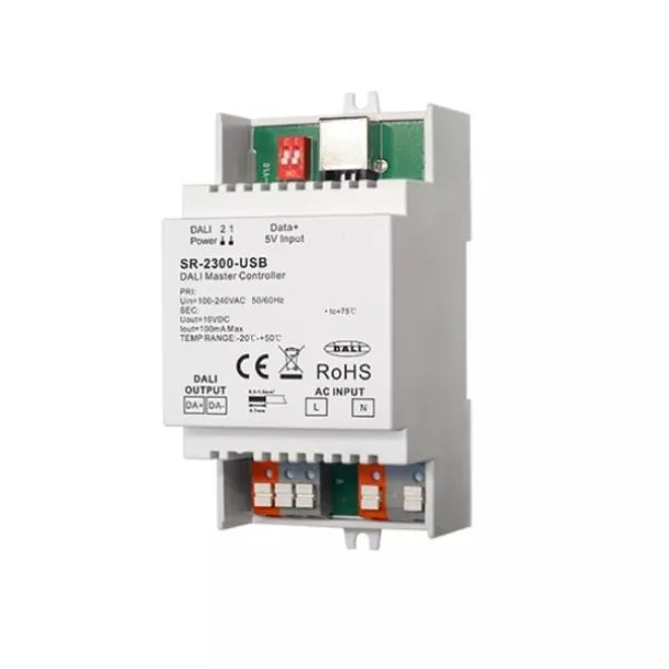 SUNRICHER SR-2300-USB DIN Rail DALI Master Controller
