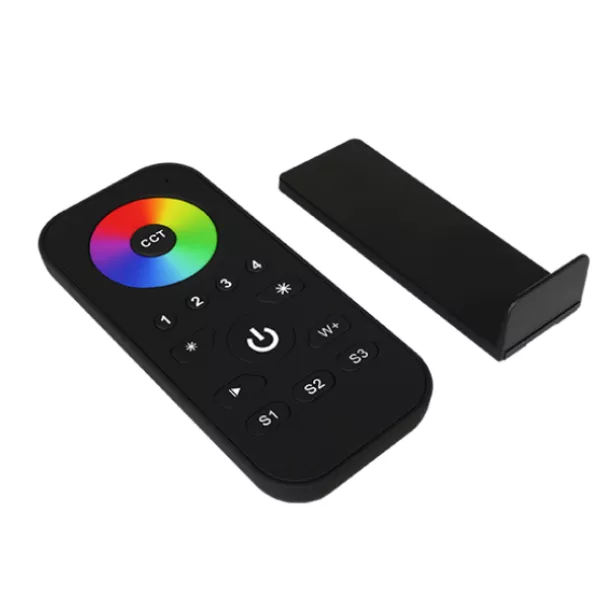 The Sunricher SR-CS2819S-RGB is a Casambi-enabled Bluetooth RGB lighting remote with touch colour control
