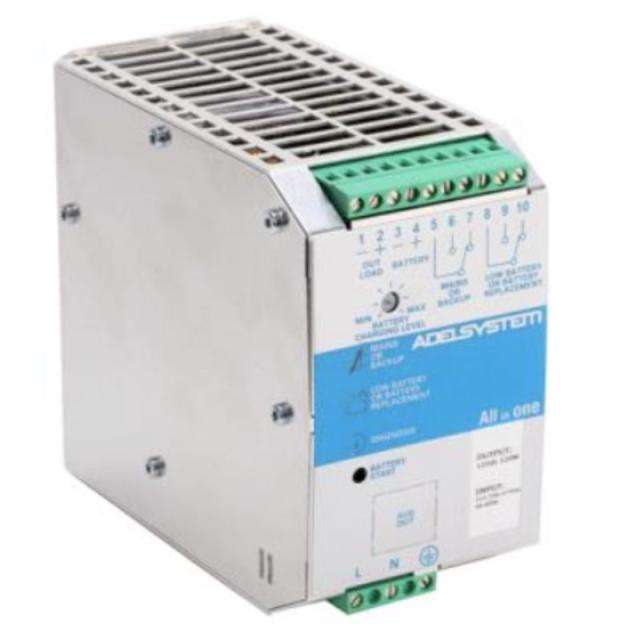 ADELSystem CBI123A 12V / 3A Temperature Compensated DIN Rail DC UPS