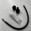 The ACC-DIN-ANT is a DIY kit with 300mm two-core cable, silicone cover, end cap, and sealant for 16mm black neon flex. Contact ADM for details.