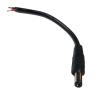 DC power lead adapter tuning fork type plug (OD 5.5mm / ID 2.1mm) to 100mm fly leads