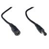 DC Power Lead Adapter 5.5mmOD / 2.5mmID Socket to 5.5mmOD / 2.5mmID Plug 20AWG 1.5m