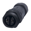 IP68 2 Way Female Inline Connector 240VAC 15A for 6-11.5mm OD Cables